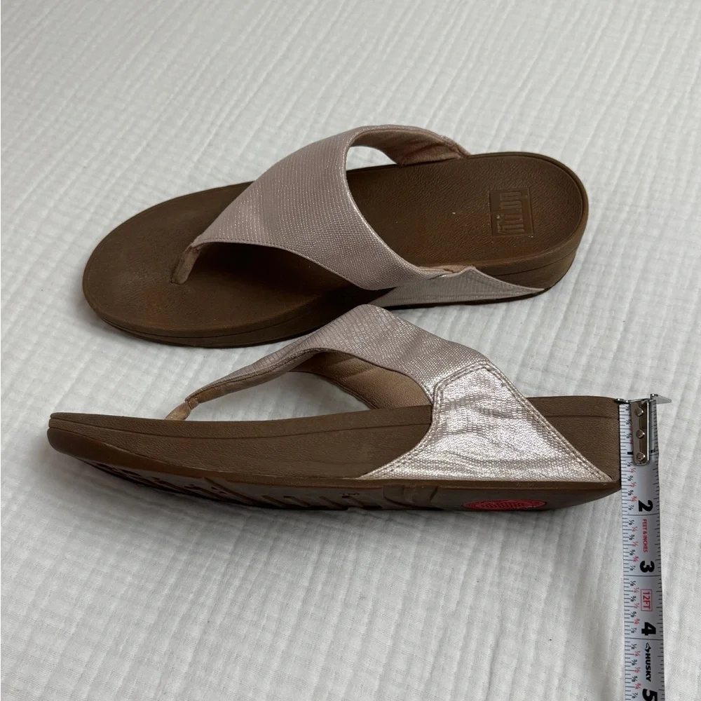 FITFLOP Womens LULU Cream Sandals Summer Classic Comfort Size US 11 - Picture 13 of 13